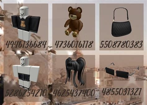 Aesthetic Clothes Roblox Id Codes