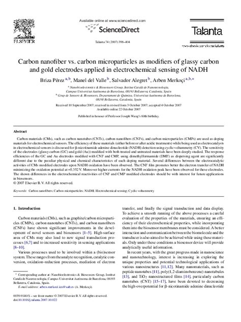 (PDF) Carbon nanotiber vs. carbon microparticles as modifiers of glassy carbon and gold ...