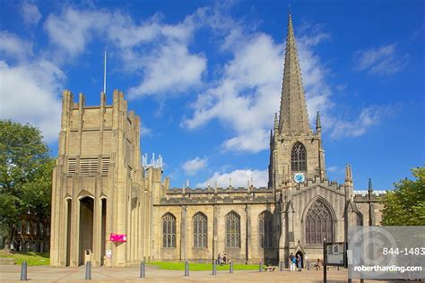 Sheffield Cathedral Sheffield South Yorkshire Stock Photo
