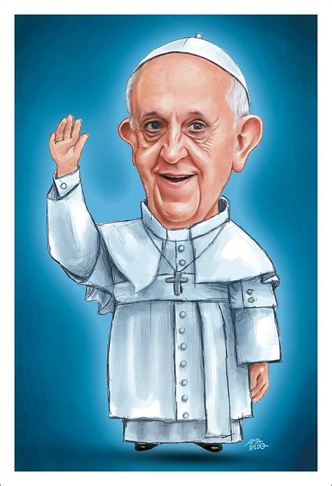 Caricatura Papa Francisco Caricature Divertenti Design Del