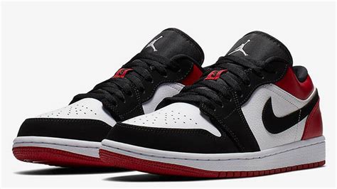 Jordan 1 Low Black Red Where To Buy 553558 116 The Sole Supplier