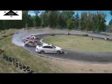 Cars Drifting On A Racetrack Youtube