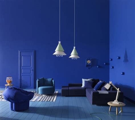 Interesting Blue Color Schemes For Living Room