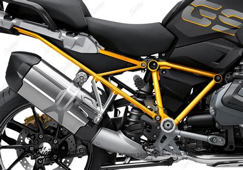 Although it doesn't look different from the current model, the exhaust system of the 2019 bmw r 1250 gs is brand new. BMW R1250GS Style Exclusive GS Frame Stickers | Signature ...
