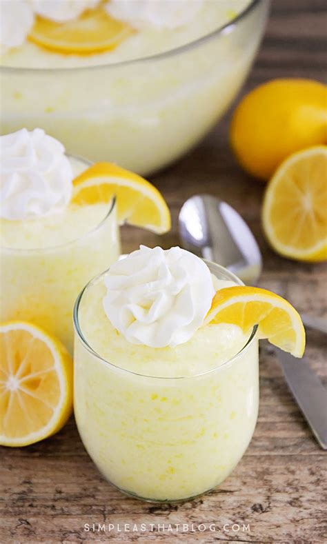 These 60 easy desserts keep the stress levels low and the deliciousness high. Lemon Fluff Dessert