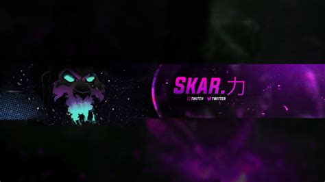 Design An Ultimate Gaming Banner For Youtubetwitchtwitter By Skarart