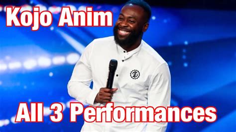 Kojo Anim All 3 Performances Bgt 2019 Youtube