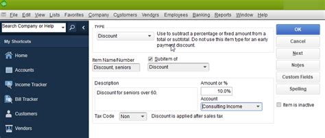 How To Add Discounts To Items And Invoices In Quickbooks Desktop