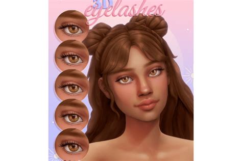 Sims 4 3d Mink Lashes Version 3 The Sims Book