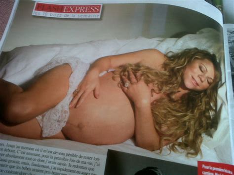 Au Secours Mariah Carey Pose Nue Et Enceinte Serial Motherserial Hot
