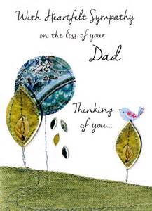Sympathy On Loss Of Your Dad Greeting Card Cards Love Kates
