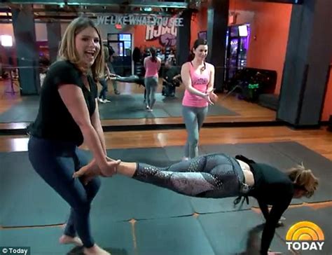 Jenna Bush Hager Hits The Gym With Sister Barbara On The Today Show