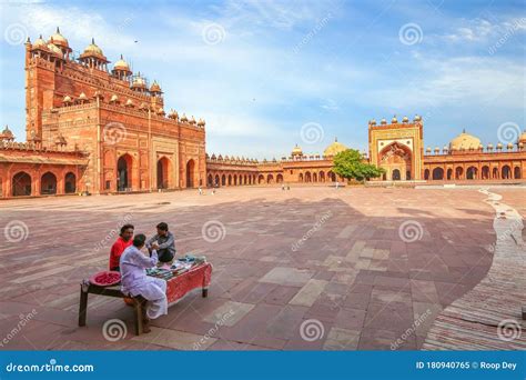 Fatehpur Sikri Mughal Architecture Gateway Known As The `buland