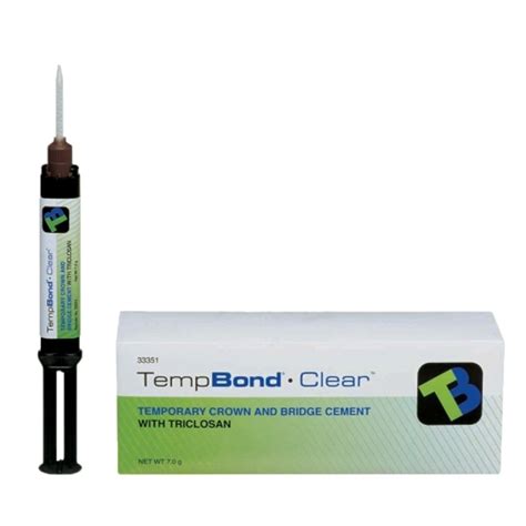 Temp Bond Clear Temporary Cement Automix Syringe 7g Lavadent Online