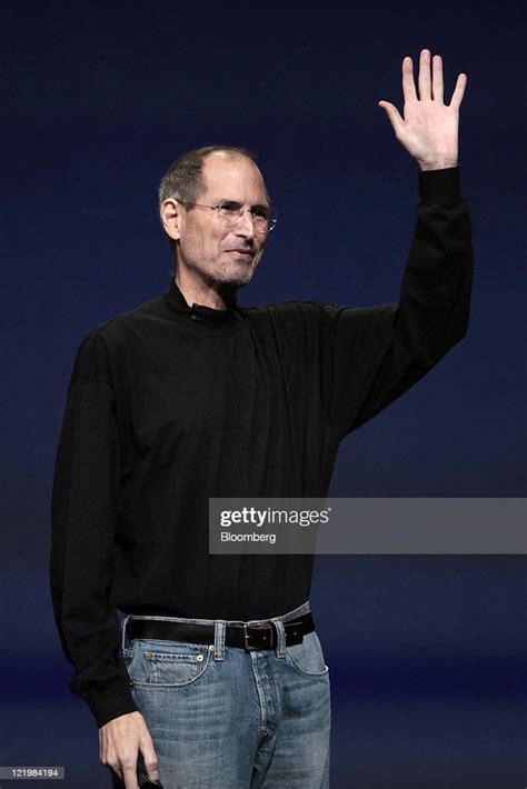 Steve Jobs Chief Executive Officer Of Apple Inc Waves After News