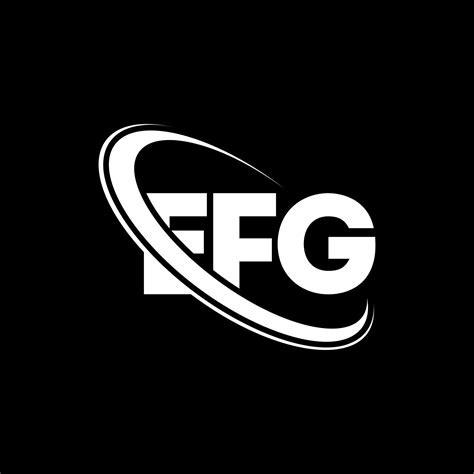 Logotipo De Efg Letra Efg Diseño Del Logotipo De La Letra Efg