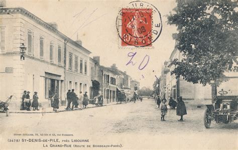 Photos et carte postales anciennes de Saint-Denis-de-Pile - Mairie de