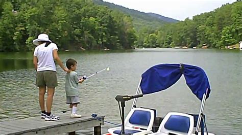 Fishing Pier At Lake Lure Youtube