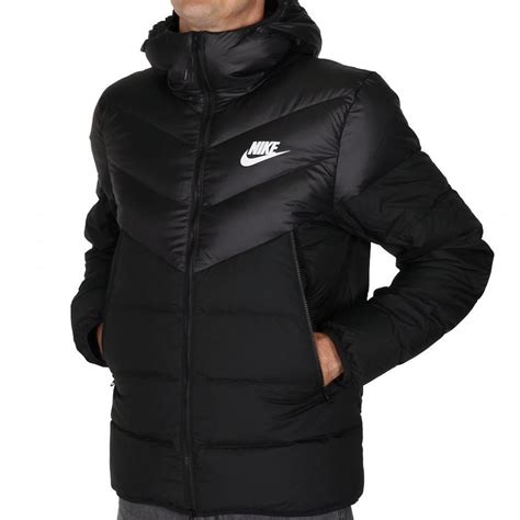 Mens Nike Winter Jackets Sportswear Windrunner Down Fill Jacket Black