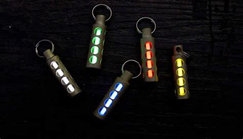 Tritium Nite Self Luminous Pendant Keychain Feelt