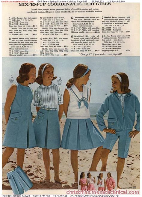 1965 Sears Spring Summer Catalog Page 507 Catalogs And Wishbooks