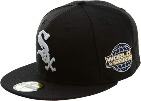 New Era Mens Mlb 18 Wool World Series Chicago White Sox 2005 59fifty Fitted Hat