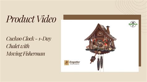 Cuckoo Clock With Moving Fisherman Youtube