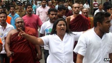 sri lanka buddhist monk dies after self immolation bbc news
