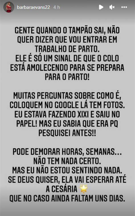 Calma Minha Filha Brinca B Rbara Evans Ap S Perda De Tamp O Mucoso Celebridades O Dia