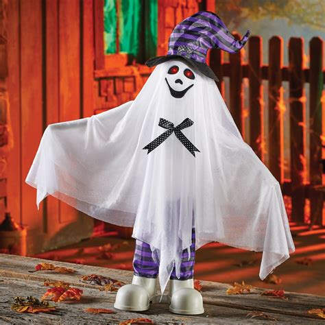 Animated Dancing Halloween Ghost Porch Ornament Collections Etc