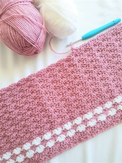 Heart Easy Shells Baby Blanket Free Crochet Pattern Artofit