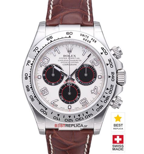 Rolex 116519ln cosmograph daytona oysterflex white gold panda. Rolex Cosmograph Daytona 18ct Gold White Gold White Panda ...