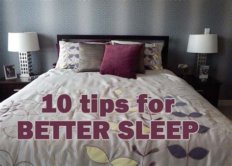 10 Tips Towards Better Sleep Di Hickman