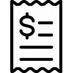 Bill Icon Payment Svg Onlinewebfonts Sign Fundraise