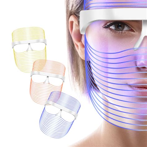 Forever Beauty Wireless Rechargeable 3 Colors Led Light Led Facial Mask