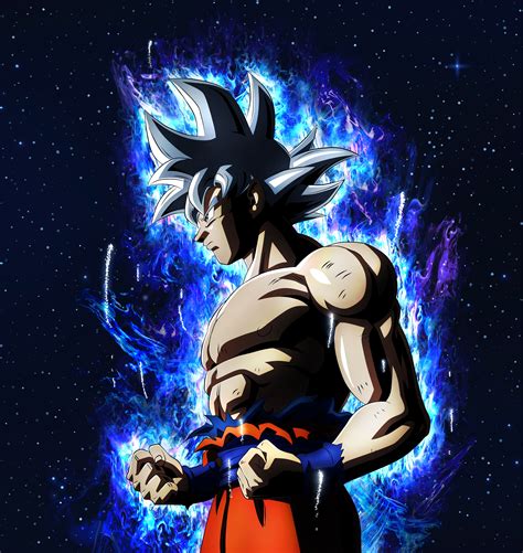 Goku Ultra Instinct Mastered Dragon Ball Super Dragon Ball Super Art