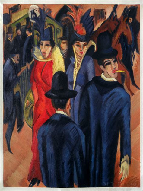 Aktuell keine angebote für berlin und 25 km umgebung. Berlin Street Scene - Ernst Ludwig Kirchner Paintings