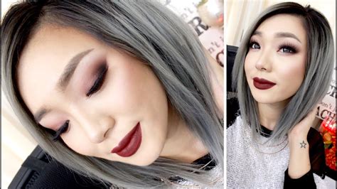 If you have asian hair, you'll want to consider that when picking a haircut, hairstyle, and hair color. FALL Smokey Eyes & Burgundy Lips FULL FACE tutorial - YouTube