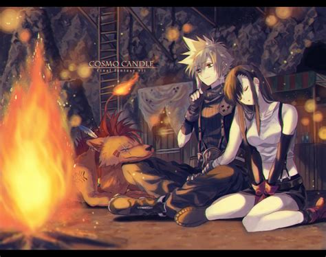 Tifa Lockhart Cloud Strife And Red Xiii Final Fantasy And 1 More