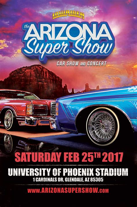 2017 lowrider arizona super show car show and concert