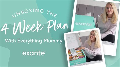 Everything Mummy Unboxes The Exante 4 Week Diet Plan Youtube