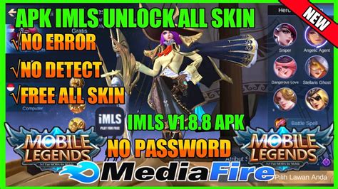 Update Apk Mod Imls Versi Unlock All Skins Patch Carmilla Mobile