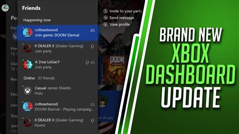 New Xbox One Dashboard Update Xbox Guide Improvements