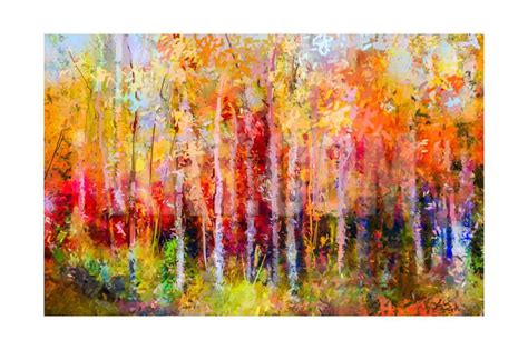Acrylic Painting Multipurpose Use Various Size Options Aesthetic Forest