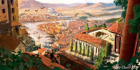 Roman City City Visual Artwork