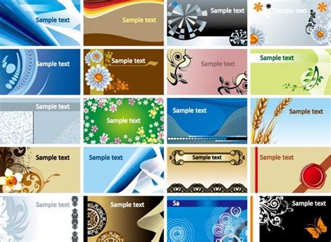 backgrounds      business card designs texter