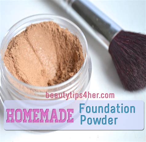 All Natural Homemade Face Powder Foundation Natural