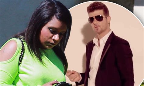 Robin Thicke Inspires Comedian Mindy Kaling To Tweet About Ripping Her