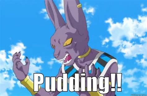 Beyond any and all boundaries, logic, dimensions, forms of reality, existence, nonexistence and causality Lord Beerus wants pudding!!! | Funny dragon, Lord beerus, Dragon ball z