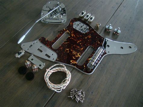 Strat wiring kits including pickup installation, grounding, wiring the 5 way switch and the testing. Jaguar guitar full replacement hardware pickguard wiring kit fits fender new | eBay
